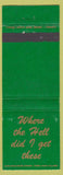 Matchbook Cover - Wawa Motor Hotel Wawa ON