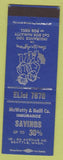 Matchbook Cover - McWatty Neill Insurance Seattle WA