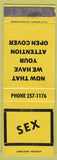 Matchbook Cover - Ken's Bar Madison WI