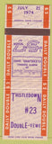 Matchbook Cover - Thistledown Double Vewe Cleveland OH 1974