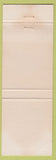 Matchbook Cover - Cafe Del Rey Moro Balboa Park San Diego CA WEAR