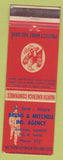 Matchbook Cover - Bruns Mitchell Insurance Havana IL low phone #