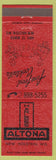 Matchbook Cover - Harlee's Altona New Holstein WI