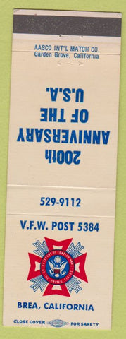 Matchbook Cover - VFW Brea CA