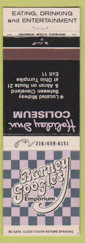 Matchbook Cover - Holiday Inn Coliseum Barney Googles OH