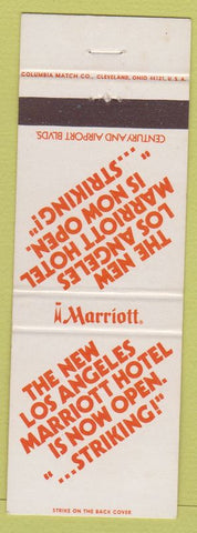 Matchbook Cover - Marriott Hotel Los Angeles CA