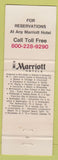 Matchbook Cover - Marriott Hotel Los Angeles CA