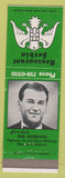 Matchbook Cover - Restaurant Serbia Bonsall CA