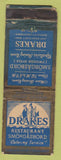 Matchbook Cover - Drakes Restaurant Berkeley CA WORN