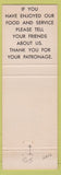 Matchbook Cover - Hang Chow Chinese Restaurant Rockville MD