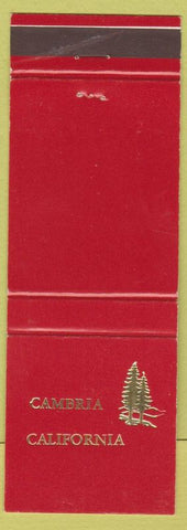 Matchbook Cover - Cambria CA