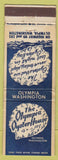 Matchbook Cover - Olympia Oyster Hosue WA WEAR