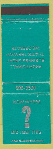 Matchbook Cover - JR Carpet Sales Service Mount Morris MI