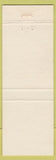 Matchbook Cover - Alpha XI Delta West Chester State College PA purple