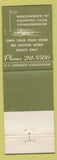 Matchbook Cover - The Columns Greenfield WI