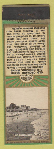 Matchbook Cover - Old Orchard Beach ME WEAR