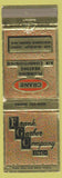 Matchbook Cover - Frank Garber Wisconsin Rapids WI Crane plumbing heating