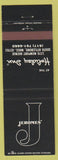 Matchbook Cover - Jeromes' South Attleboro MA Holiday Inn