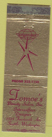 Matchbook Cover - Tomoe's Beauty Salon Seattle WA