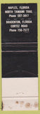 Matchbook Cover - Pewter Mug Naples Bradenton FL WORN