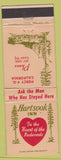 Matchbook Cover - Hartsook Inn Piercy CA