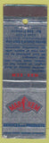 Matchbook Cover - Mar Kem Products Chemical Repair Boats Brooklyn NY