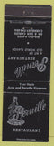 Matchbook Cover - Pernille Restaurant Carmel by the Sea CA