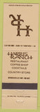 Matchbook Cover - Harris Ranch Coalinga CA