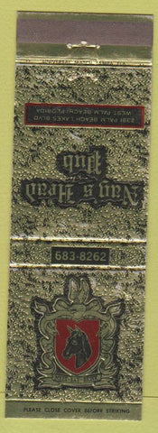 Matchbook Cover - Nag's Head Pub West Palm Beach FL
