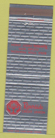 Matchbook Cover - Riverside Credit Union