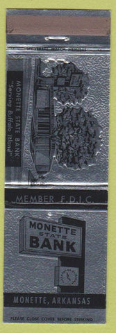 Matchbook Cover - Monette State Bank AR