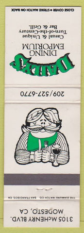 Matchbook Cover - Dailys Restaurant Modesto CA