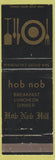 Matchbook Cover - Hob Nob San Diego CA
