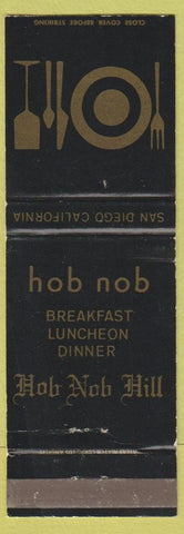 Matchbook Cover - Hob Nob San Diego CA