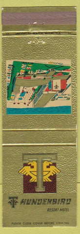 Matchbook Cover - Thunderbird Resort Motel Miami Beach FL