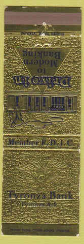Matchbook Cover - Tyronza Bank AR