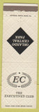 Matchbook Cover - Executives Club Orlando Central Park FL