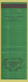 Matchbook Cover - Cypress West Hotel Carmel CA