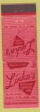Matchbook Cover - Linko's Colton CA
