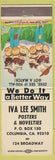 Matchbook Cover - Iva Lee Smith Posters Novelties Columbia CA hillbilly