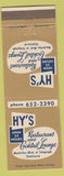 Matchbook Cover - Hy's Restaurant Oakland CA