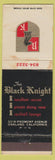 Matchbook Cover - Black Knight Oakland CA WEAR