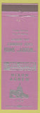 Matchbook Cover - Richard Nixon Agnew President Woody Smith Long Beach CA purple