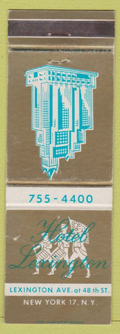 Matchbook Cover - Hotel Lexington New York City WEAR
