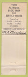 Matchbook Cover - American Freedoms Center Glendale CA