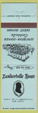 Matchbook Cover - Lambertville House Lambertville NJ
