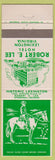 Matchbook Cover - Robert E Lee Hotel Lexington VA