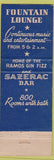Matchbook Cover - Hotel Roosevelt New Orleans LA WEAR