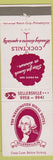 Matchbook Cover - Washington House Hotel Sellersville PA George Washington