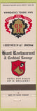 Matchbook Cover - Hotel San Diego CA Hunt Restaurant